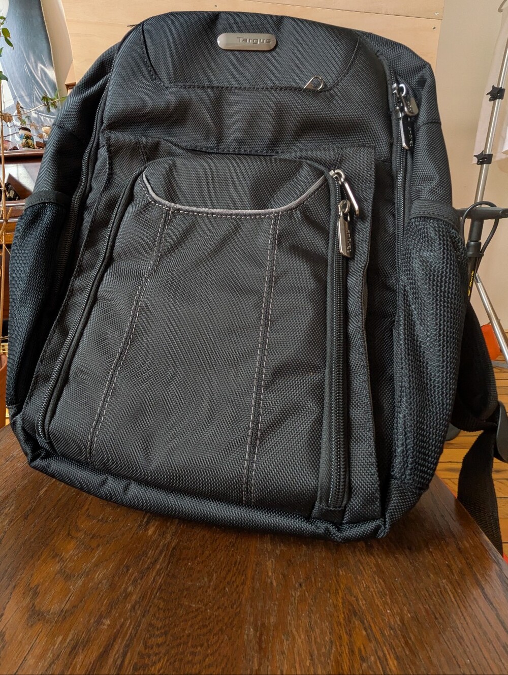 Targus Men's Black Travel Backpack - Durable Everyday Laptop Bag